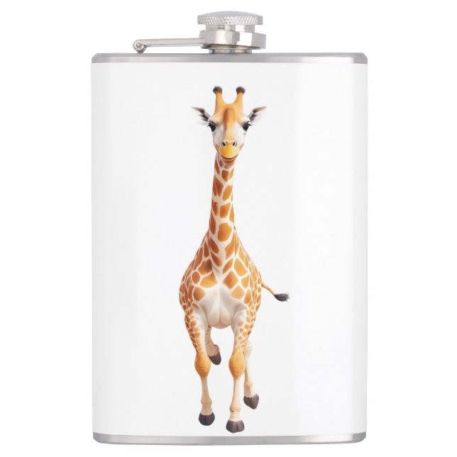 Giraffe Lycklig spelar en Roligt som hoppar i Joy  Fickplunta (Framsidan)