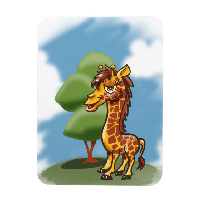 Giraffe Magnet (Vertikal)