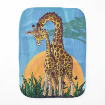 Giraffe Mamma och Baby