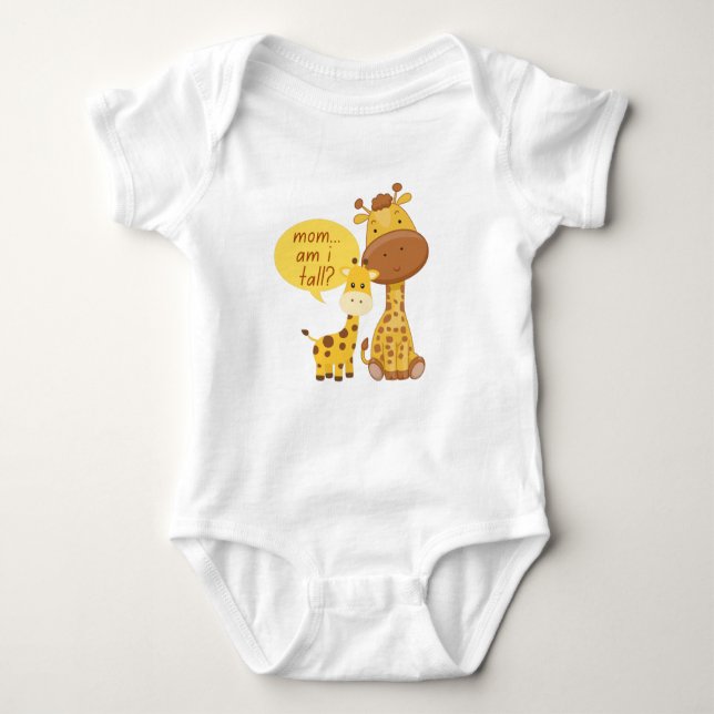 Giraffe Mammor Kärlek T Shirt (Framsida)