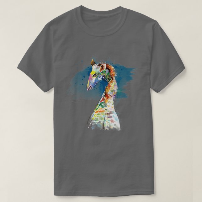 Giraffe Manar Women Giraffe Älskare Giraffe T Shirt (Design framsida)