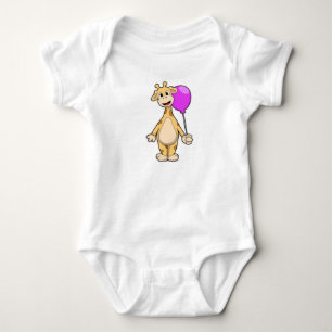 Giraffe med Balloon T Shirt