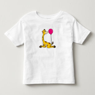 Giraffe med Balloon T Shirt