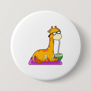 Giraffe med Coconut Knapp