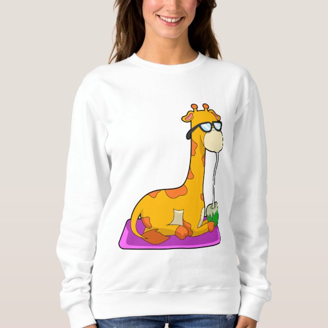 Giraffe med Coconut T Shirt (Framsida)