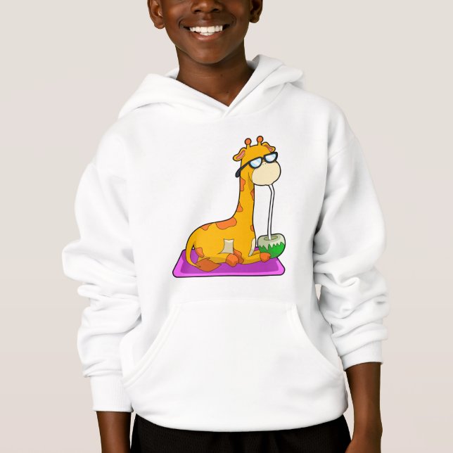 Giraffe med Coconut T Shirt (Framsida)