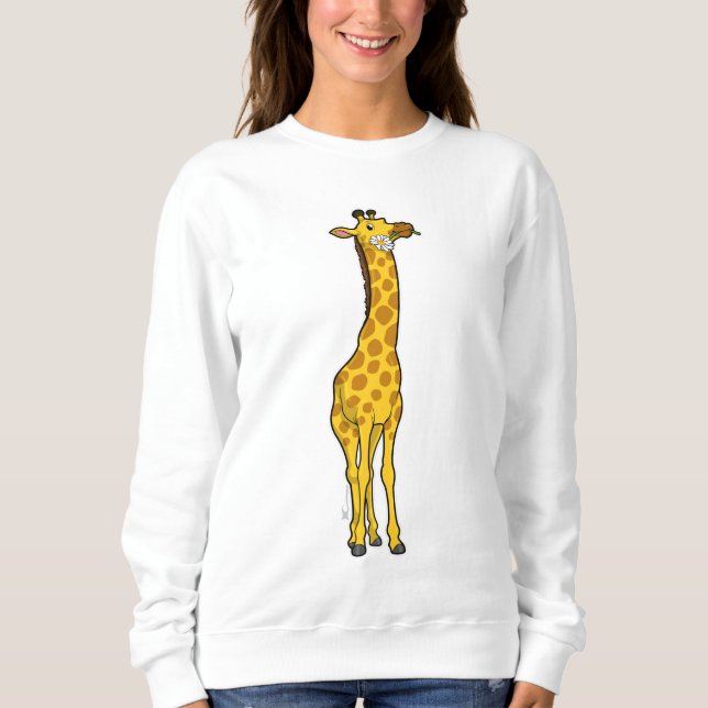 Giraffe med Daisy T Shirt (Framsida)