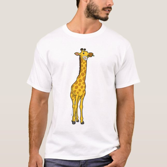 Giraffe med Daisy T Shirt (Framsida)