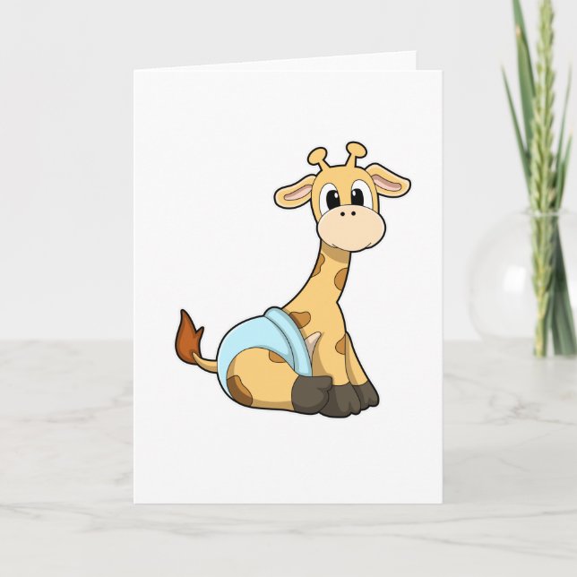 Giraffe med kalsonger kort (Framsida)