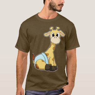 Giraffe med kalsonger t shirt