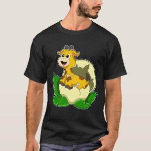 Giraffe med Löv & Egg T Shirt