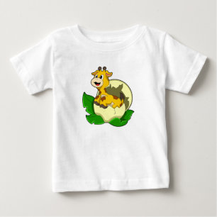 Giraffe med Löv & Egg T Shirt
