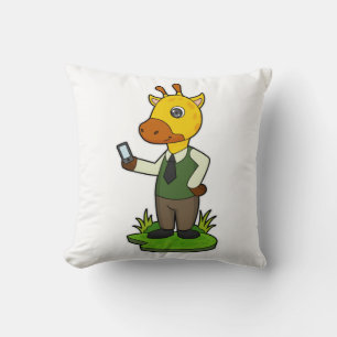 Giraffe med Mobile Kudde