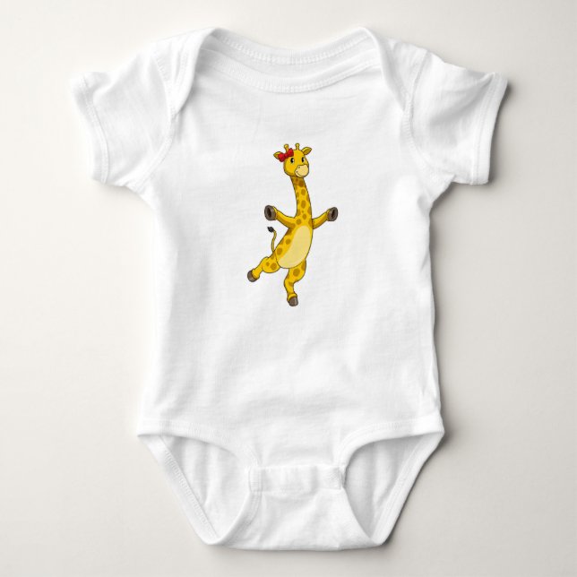 Giraffe med Ribbon T Shirt (Framsida)
