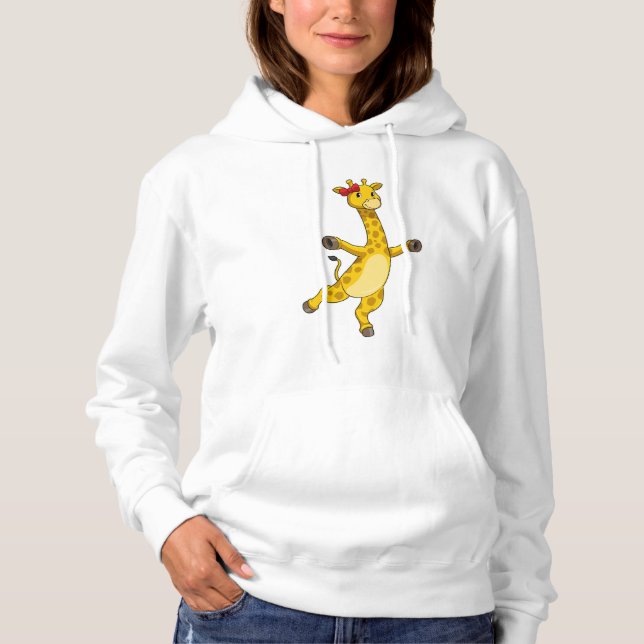 Giraffe med Ribbon T Shirt (Framsida)