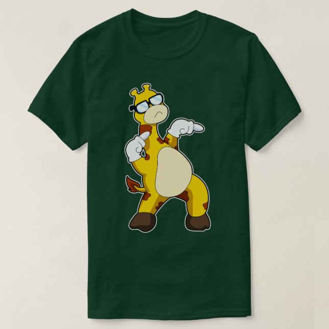 Giraffe med solglasögon 1 t shirt (Design framsida)