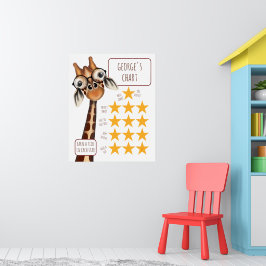 Giraffe Medium Chart, Poster Paper (Matte)