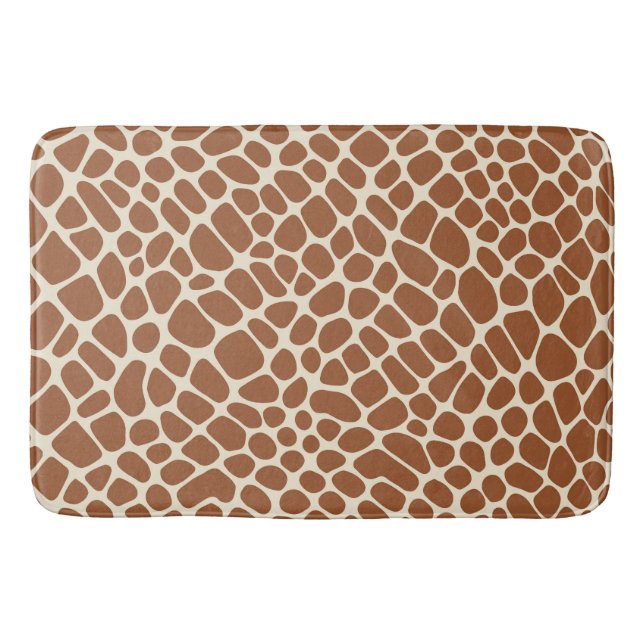 Giraffe Mönster Badrumsmatta (Framsidan)