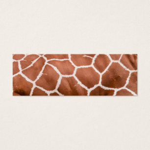 Giraffe mönster litet visitkort