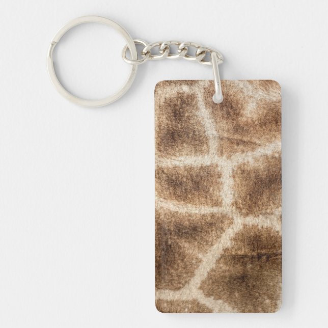 Giraffe mönster nyckelring (Framsidan)