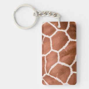 Giraffe mönster nyckelring