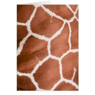 Giraffe mönster OBS kort