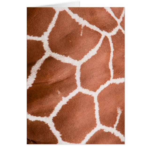 Giraffe mönster OBS kort (Framsidan)