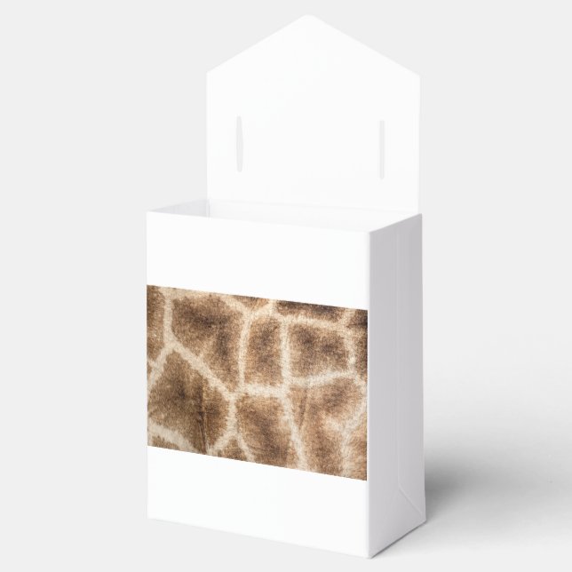 Giraffe mönster presentaskar (Öppnad)