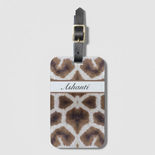 Giraffe mönster safari stil bagagebricka