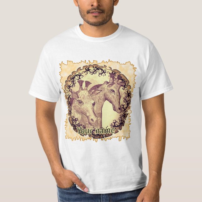 Giraffe Moon t-shirt (Framsida)