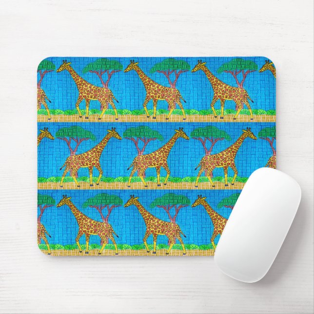 Giraffe - Mouse Pad Musmatta (Med mus)