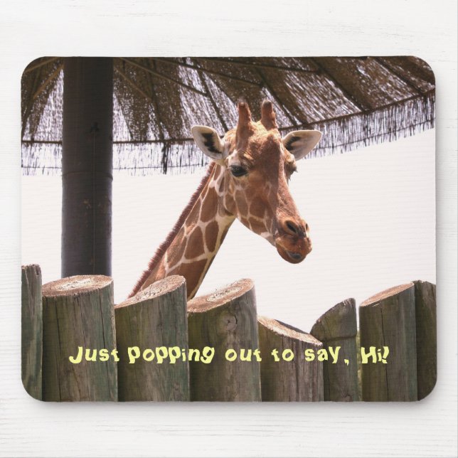 Giraffe Mousepad Musmatta (Framsidan)