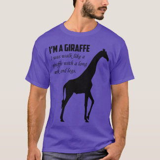 Giraffe Music Boy T Shirt