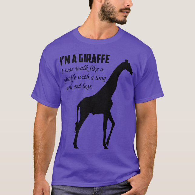 Giraffe Music Boy T Shirt (Framsida)