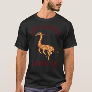 Giraffe My Moster Kärlek Me for Nephew & Niece 1 T Shirt