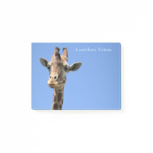 Giraffe Namn Blue Cute