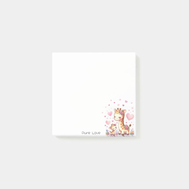 Giraffe Notas Post-It Block (Framsida)