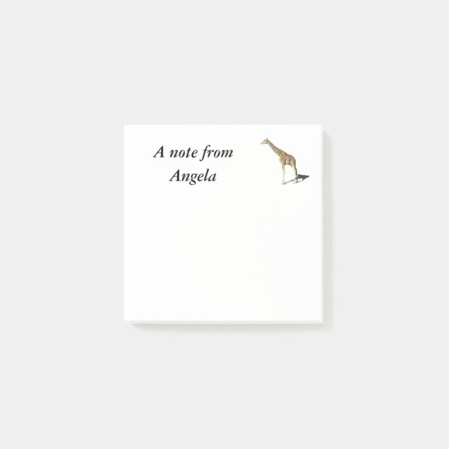 Giraffe Notes Post-it Block (Framsida)