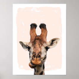 Giraffe Nursery wall art Poster