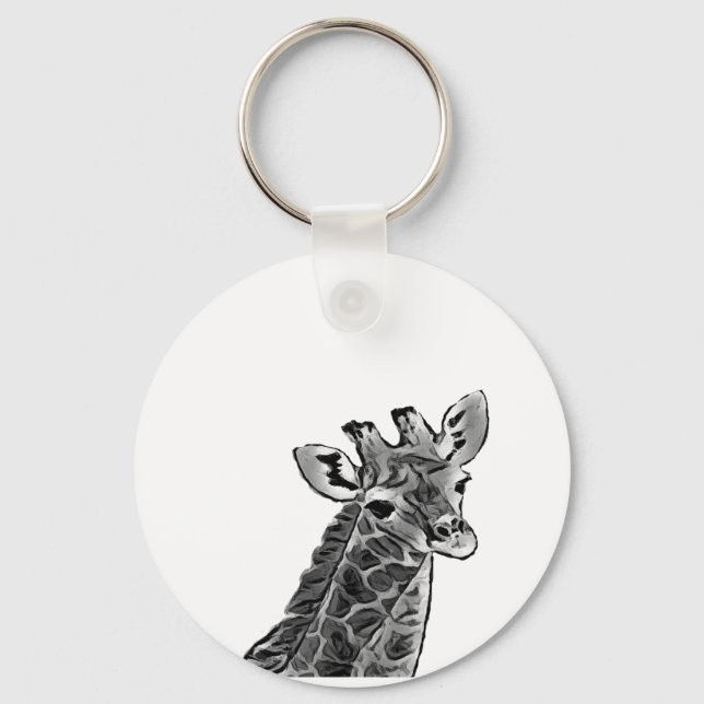 giraffe-nyckelkedja nyckelring (Framsida)
