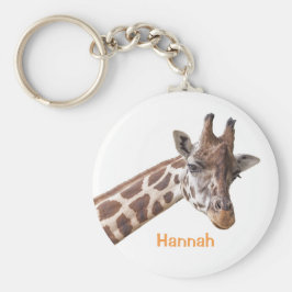 Giraffe - nyckelkedjan Personlig Namn Nyckelring