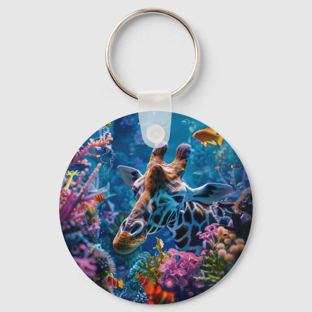 Giraffe Nyckelring (Framsida)