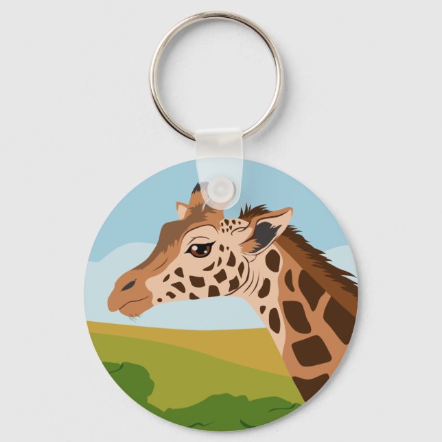 Giraffe Nyckelring (Framsida)