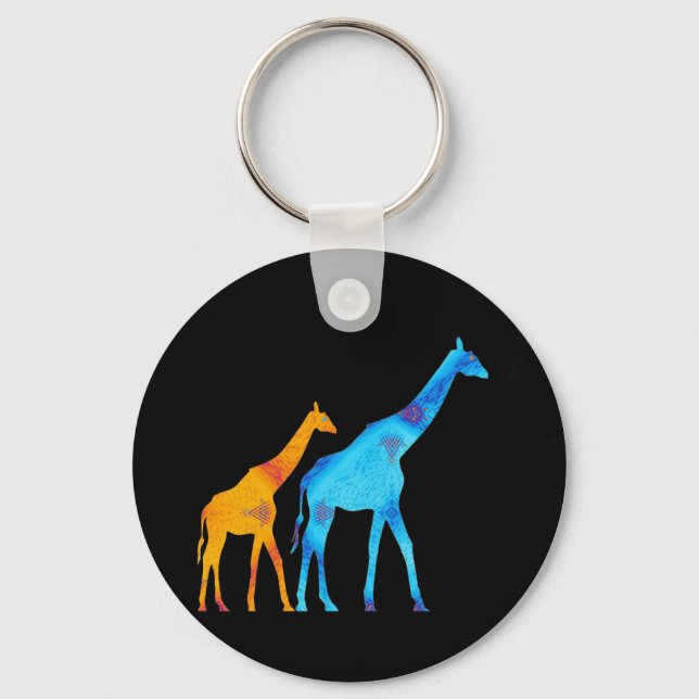 Giraffe Nyckelring (Framsida)
