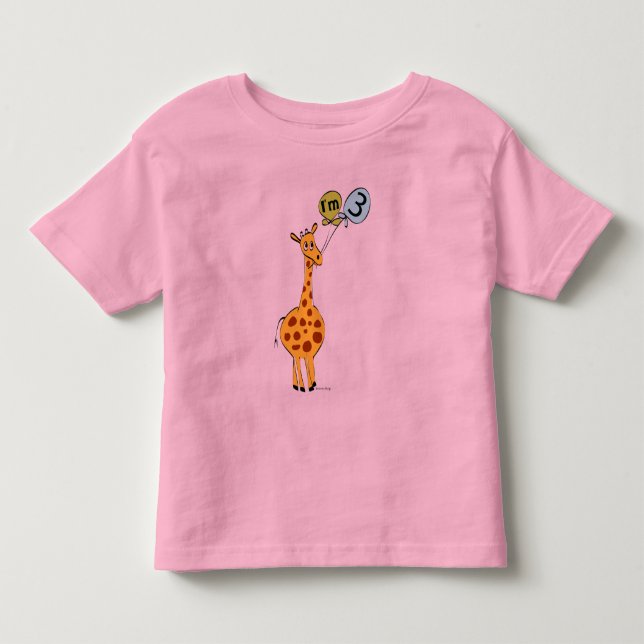 Giraffe och ballonger tröja (Framsida)