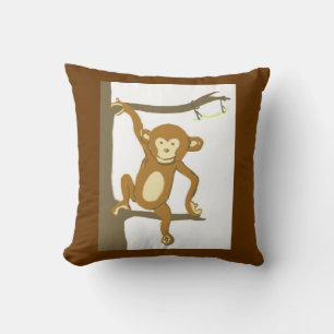 Giraffe och Monkey American MoJo Pillow Kudde