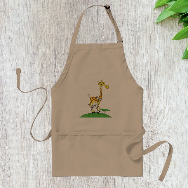 Giraffe och Zebra Apron Förkläde (Skapare uppladdad)