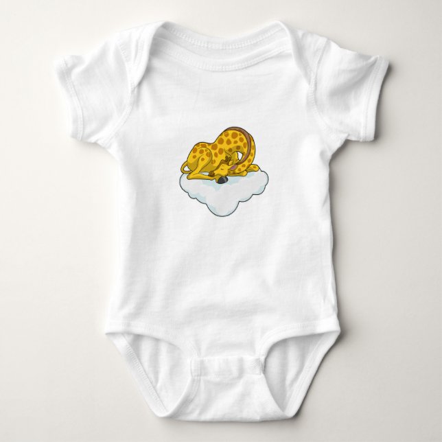 Giraffe on Clouds T Shirt (Framsida)
