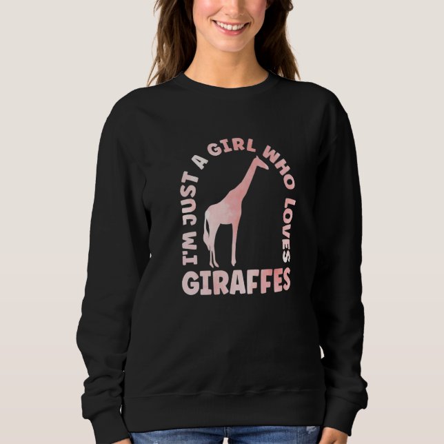 Giraffe Outfit for Giraffe Safari Lovers Apparel W T Shirt (Framsida)