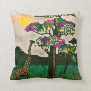 Giraffe på Flygplan av Afrika Kudde